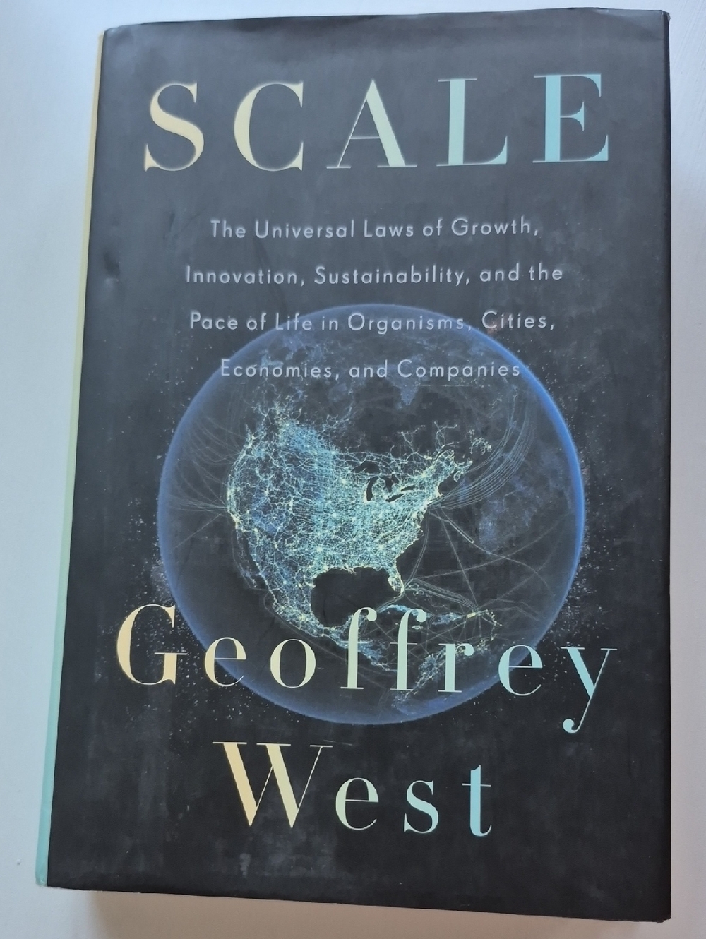 Scale by Geoffrey West – Hardcover Book in Black and Blue